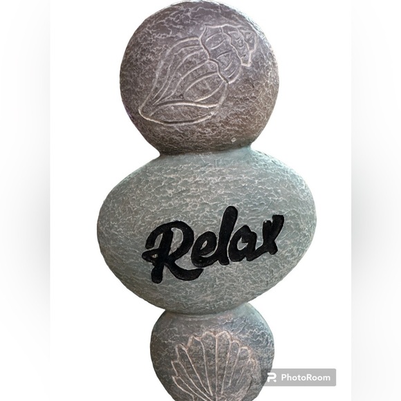 Relax & Surf Resin Beach Ocean Surf Decor Art Sculpture - Picture 5 of 9